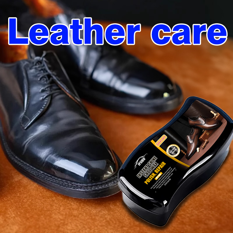 Shoe Polish Cream - Ifubo Instant Shine Shoe Wax Sponge,