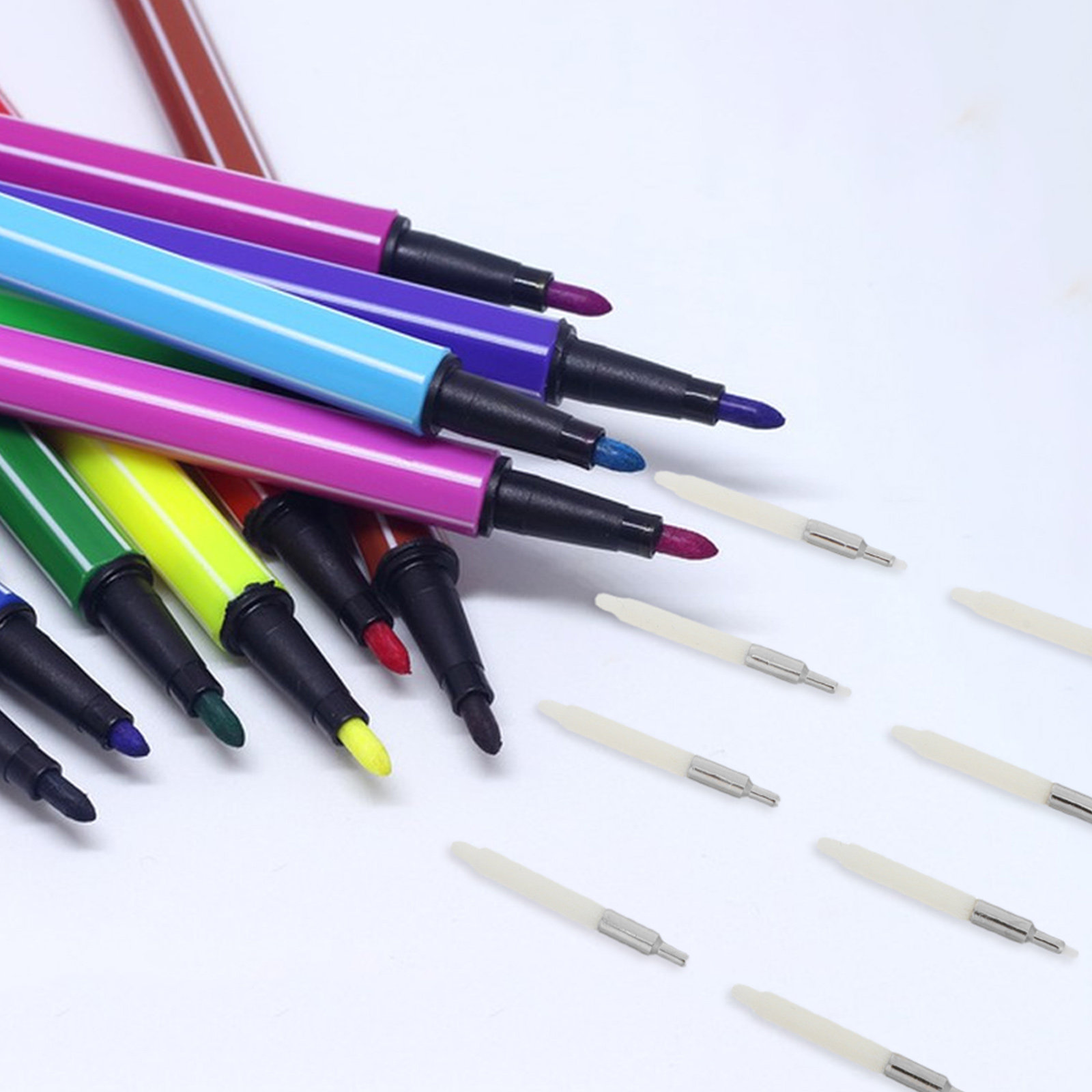 Midsole Marker Paint - 12 Buah Pena Spidol Ujung Halus