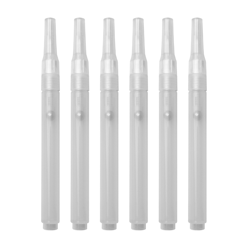 Midsole Marker Paint - 6 Buah Pena Kuas Kosong Bening