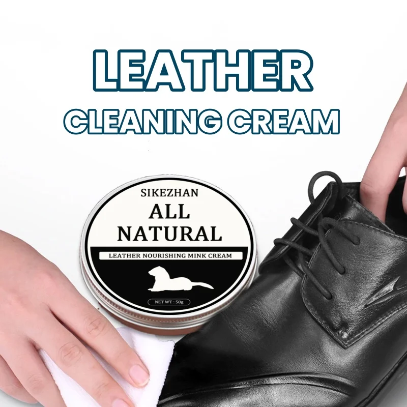 Shoe Polish Cream - SIKEZHAN pembersih Sofa kulit Polandia Mink