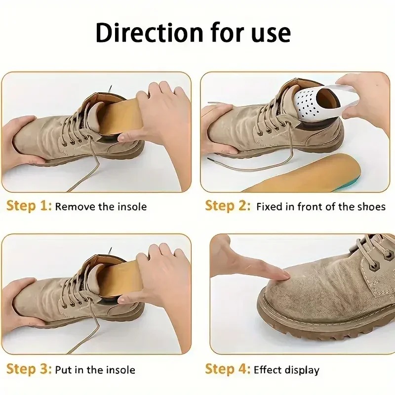 4Pcs Pelindung Sepatu Anti Kus - Crease Protector Toe ulasan dan harga