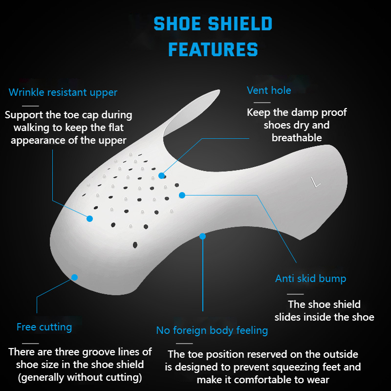 Sepatu Sneaker kasual, sepatu  - Crease Protector Toe ulasan dan harga