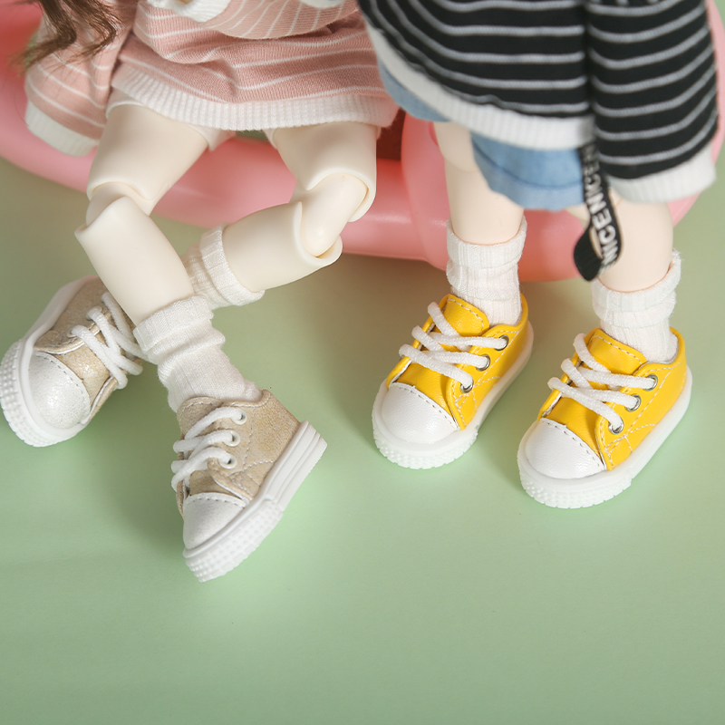 New1/6 Sepatu Boneka BJD Sepat - Sneaker Care Accessories ulasan dan harga