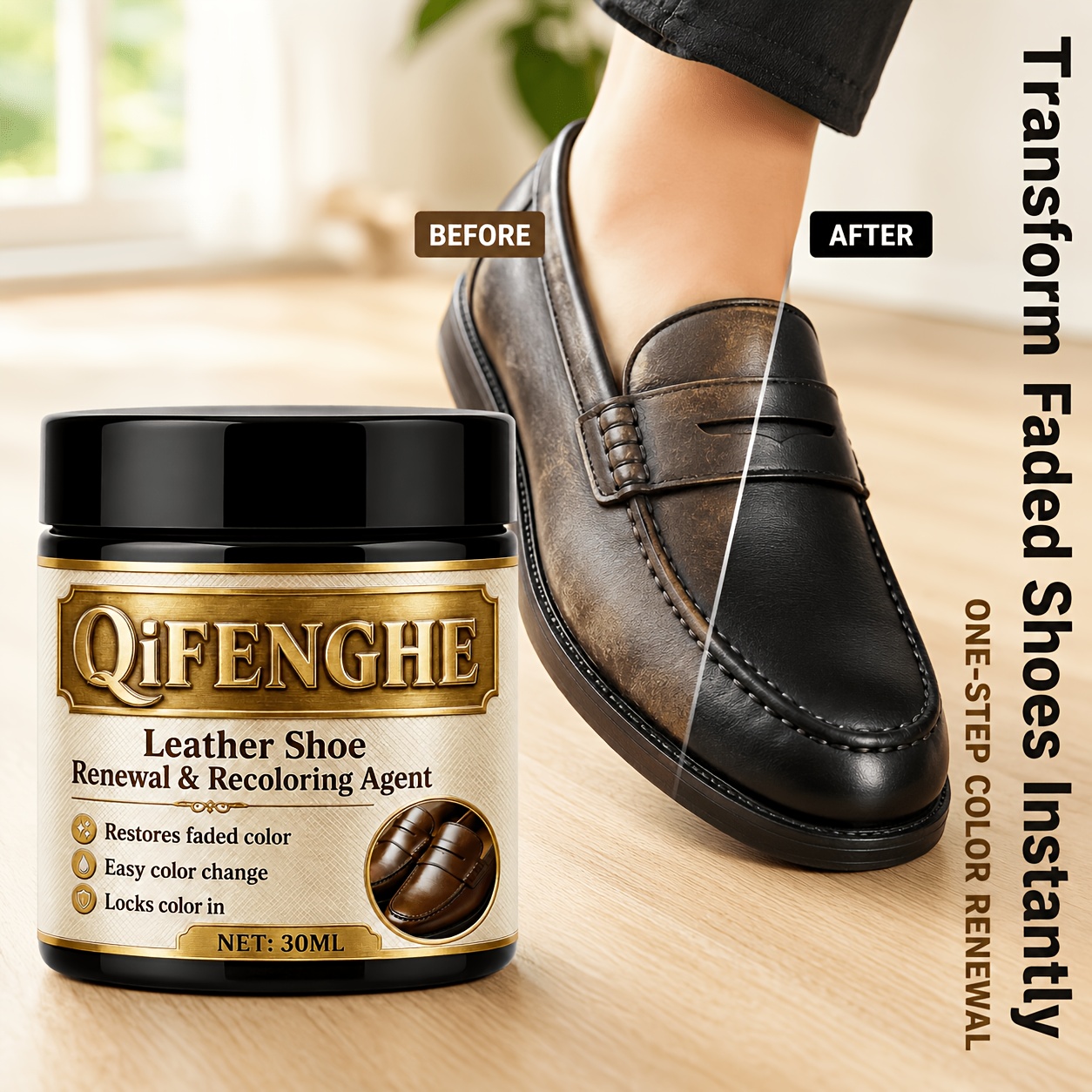 Krim Pewarna Sepatu Kulit 1.01 - Shoe Polish Cream ulasan dan harga