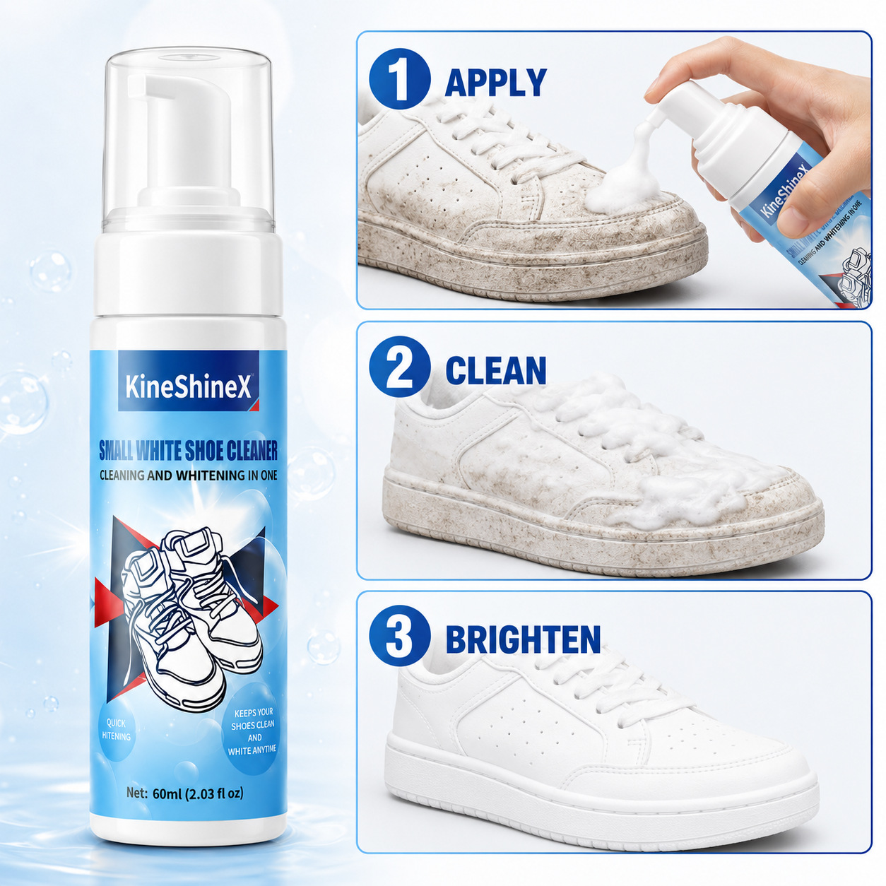 Kit Pembersih Sepatu Gihen, Pe - Sneaker Care Cleaner ulasan dan harga