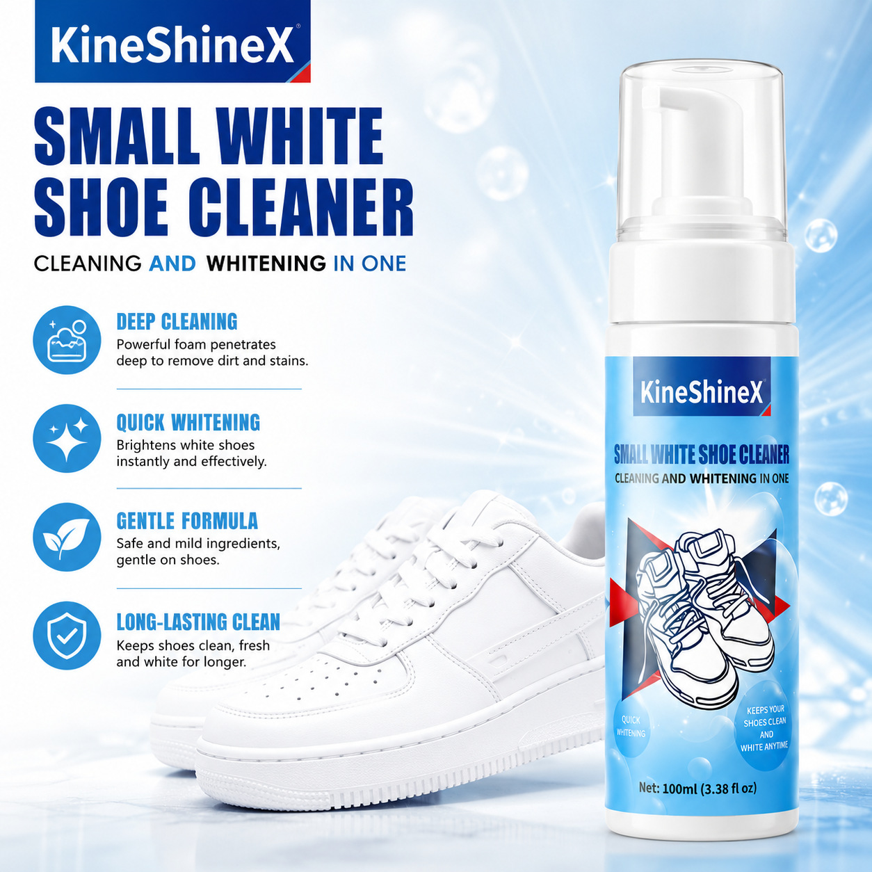 Kit Pembersih Sepatu Gihen, Pe - Sneaker Care Cleaner ulasan dan harga